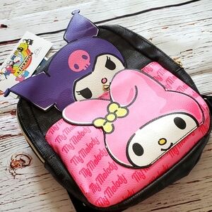 🆕️ SANRIO MY MELODY & KUROMI MINI  BACKPACK 💜💕
